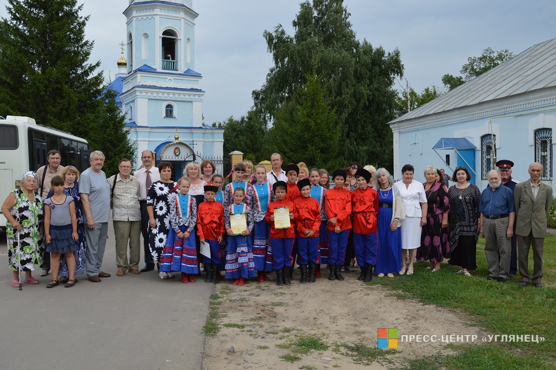 Углянец воронежская область карта